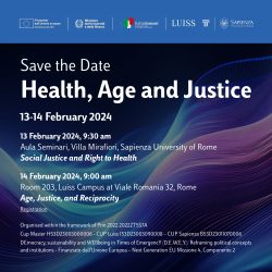 Health, Age and Justice - Conferenza del PRIN D.E.W.E.Y. 2022