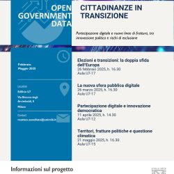 Ciclo di Seminari "Cittadinanze in Transizione"